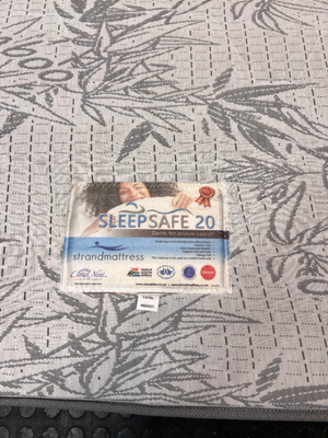 Double Mattress with Quilted Bamboo Pattern - 2ndhandwarehouse.com