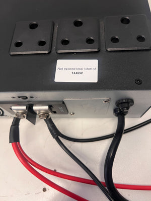 Dual Lithium-ion 24v Battery & Inverter System – 2400VA, Great Condition