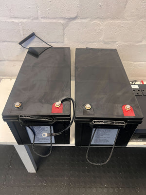 Dual Lithium-ion 24v Battery & Inverter System – 2400VA, Great Condition