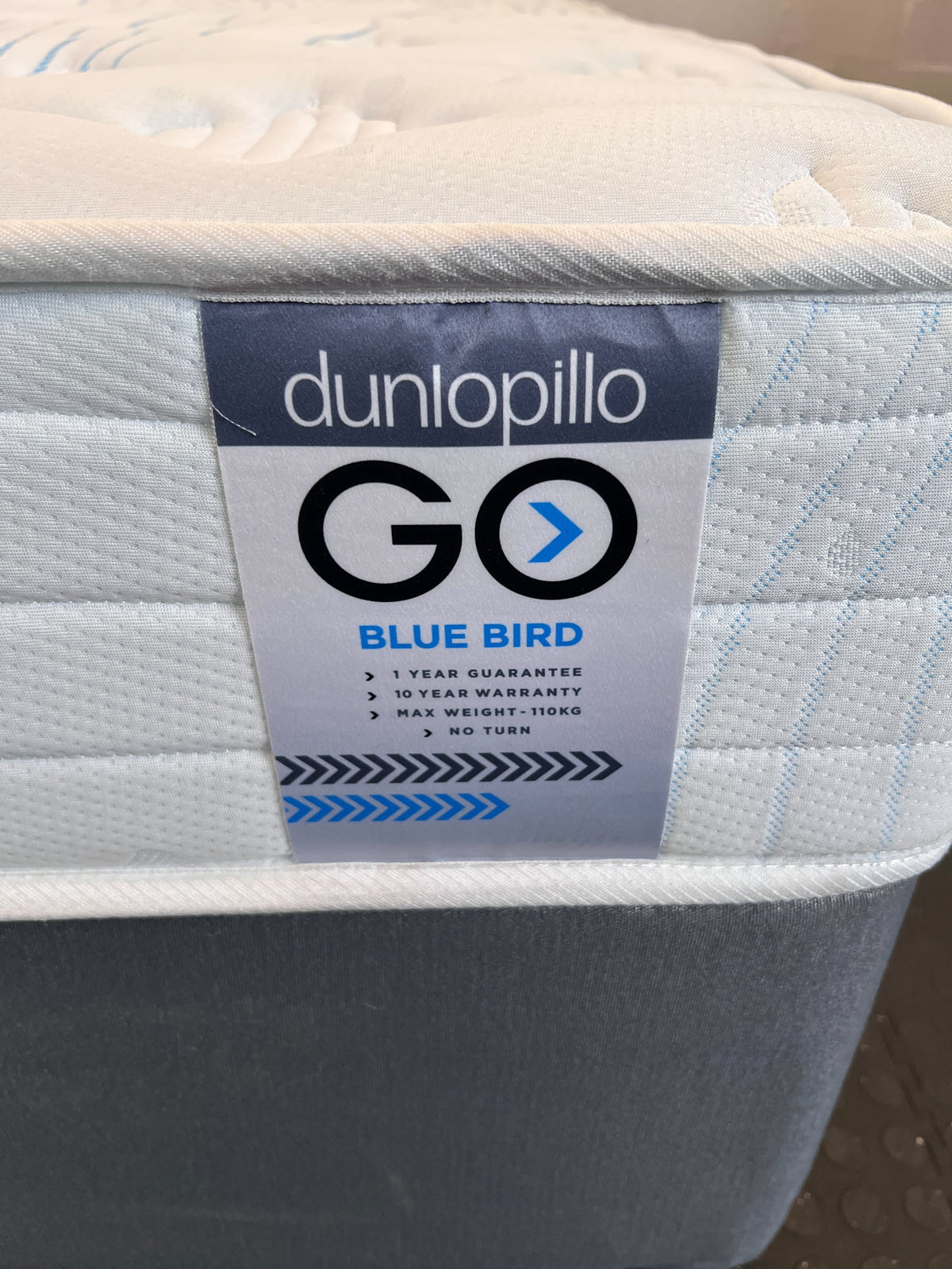 Dunlopillo Go Blue Bird Single Mattress & Base Set