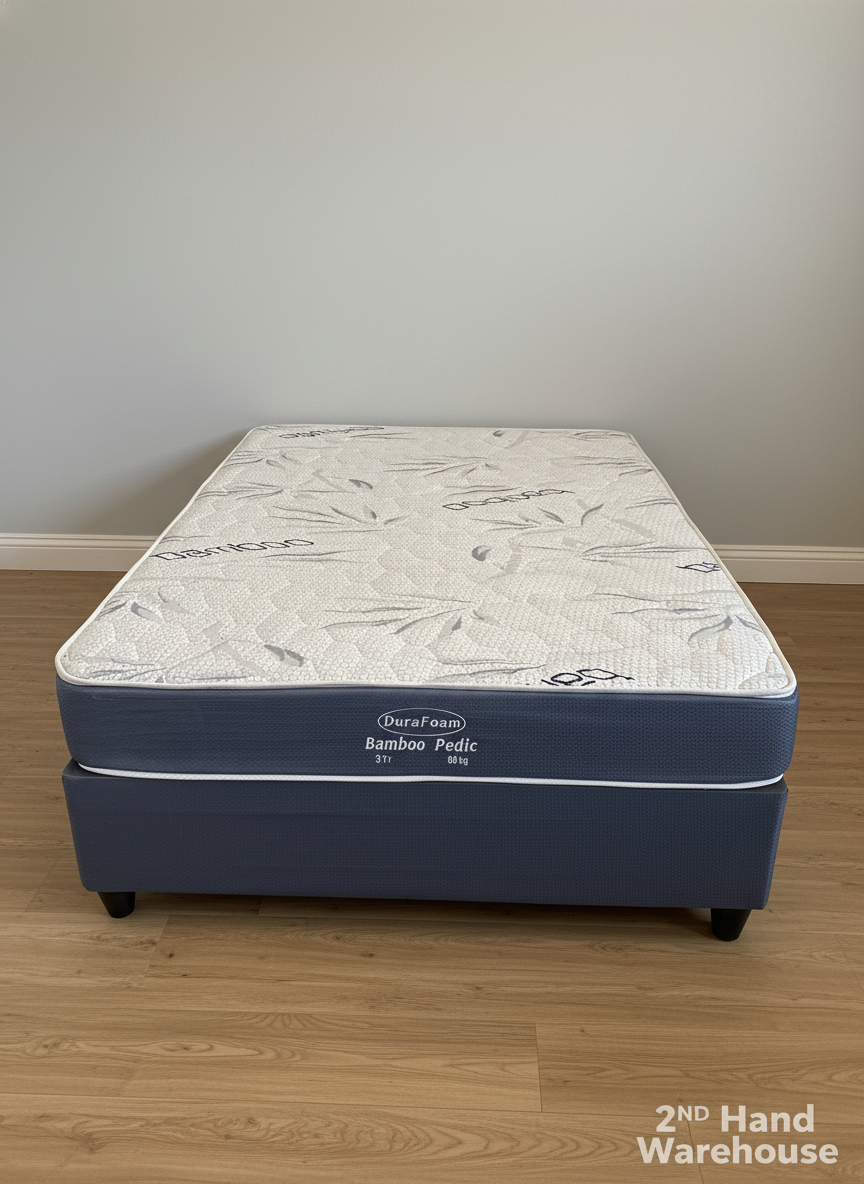 DuraFoam Bamboo Pedic Double Mattress & Base Set
