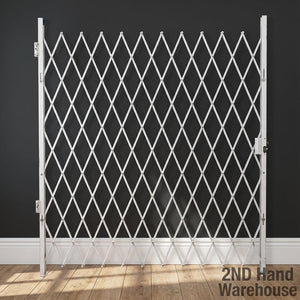 Durable Retractable Security Gate - Expandable Lattice Barrier - 2ndhandwarehouse.com