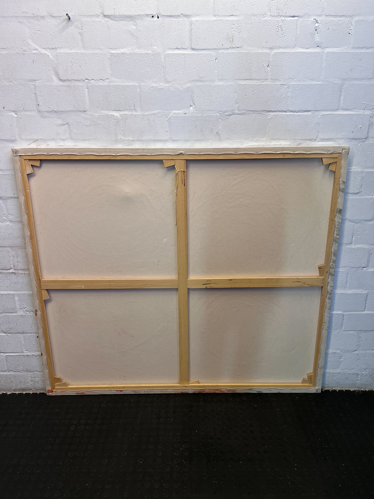 Dynamic Abstract Drip Art Canvas - Red & Gold Expression 155 by 135