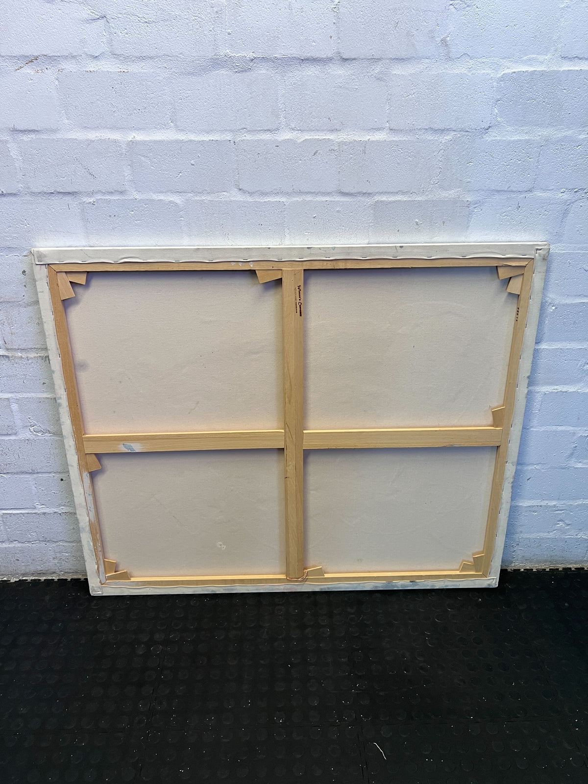 Dynamic Abstract Splash Art - Red, White & Black Canvas 120 by 100