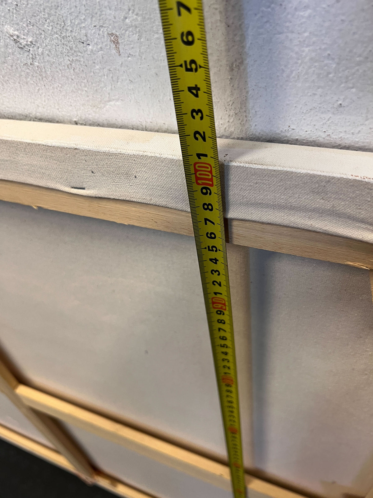 Dynamic Abstract Splash Art - Red, White & Black Canvas 120 by 100