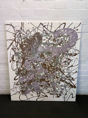 Dynamic Abstract Splatter Art Canvas 155 by 135