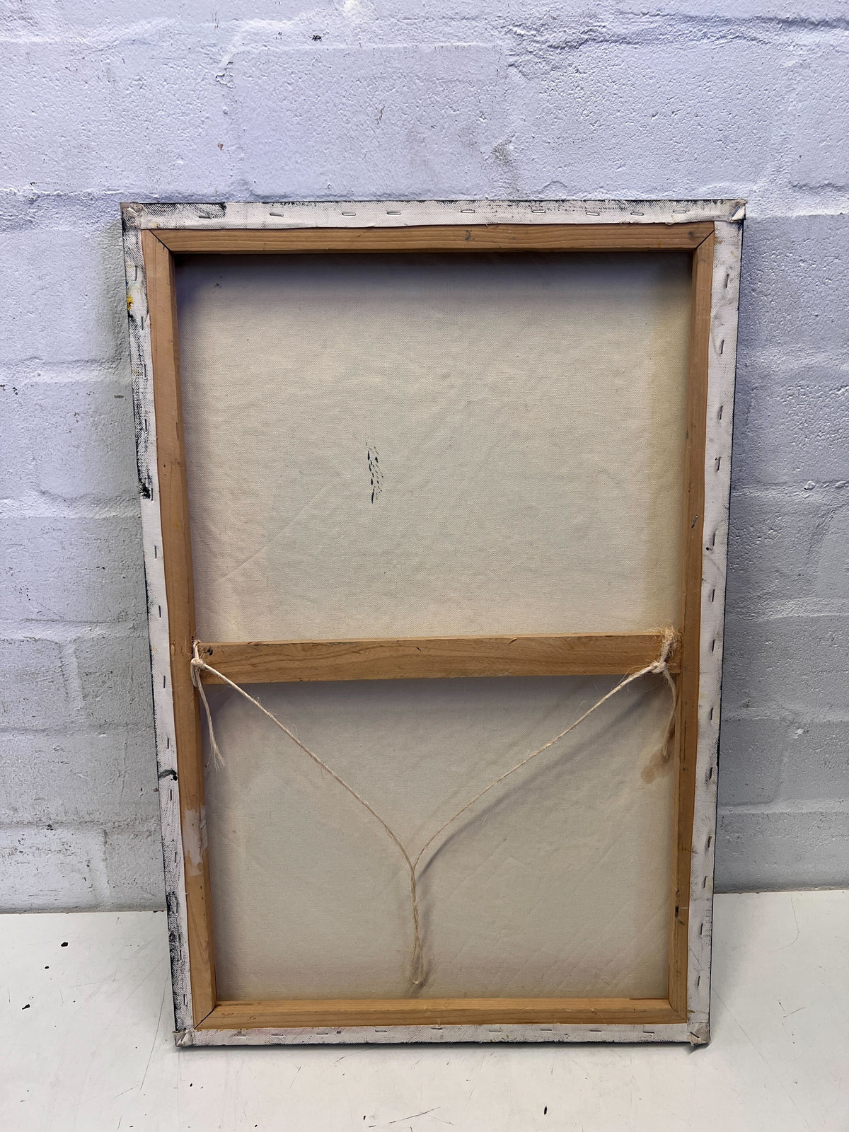 Dynamic Abstract Splatter Art - Orange & Gold on Black Canvas 51 by 76