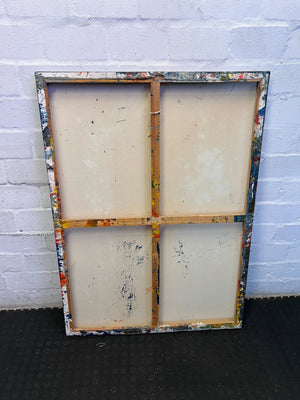 Dynamic Flame Abstract Art 89 by 122