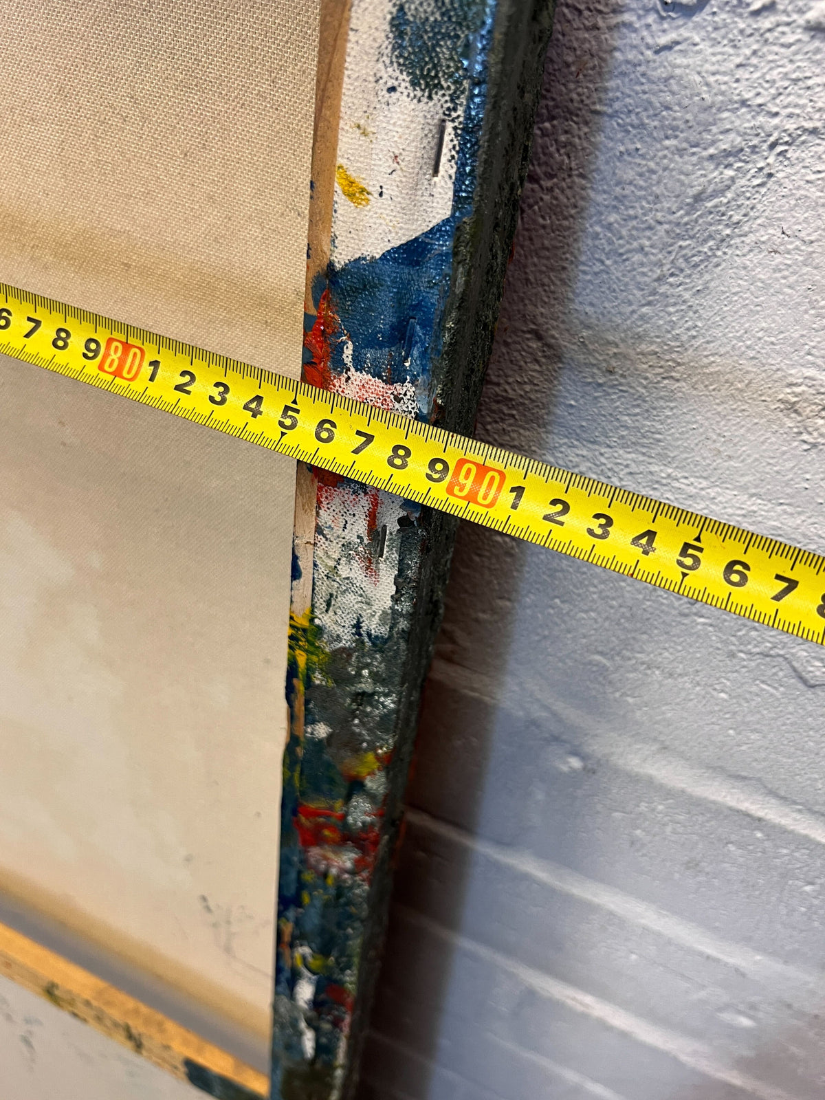 Dynamic Flame Abstract Art 89 by 122