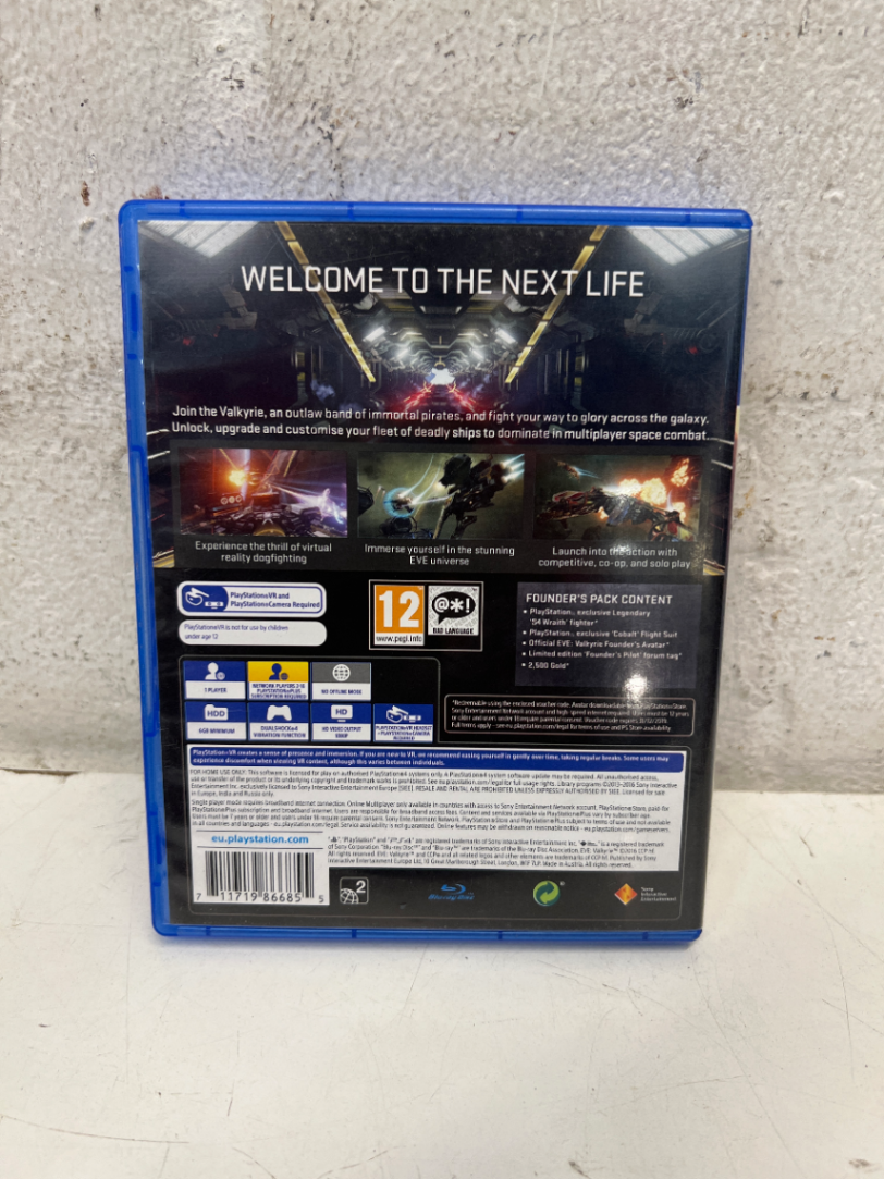 EVE: Valkyrie (PS4 PlayStation VR Required) - Good Condition - 2ndhandwarehouse.com