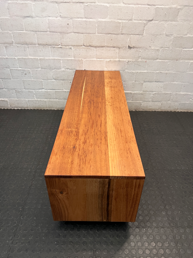 Eco Furniture Design Solid Blackwood TV Unit — Great Condition Solid Blackwood Unit