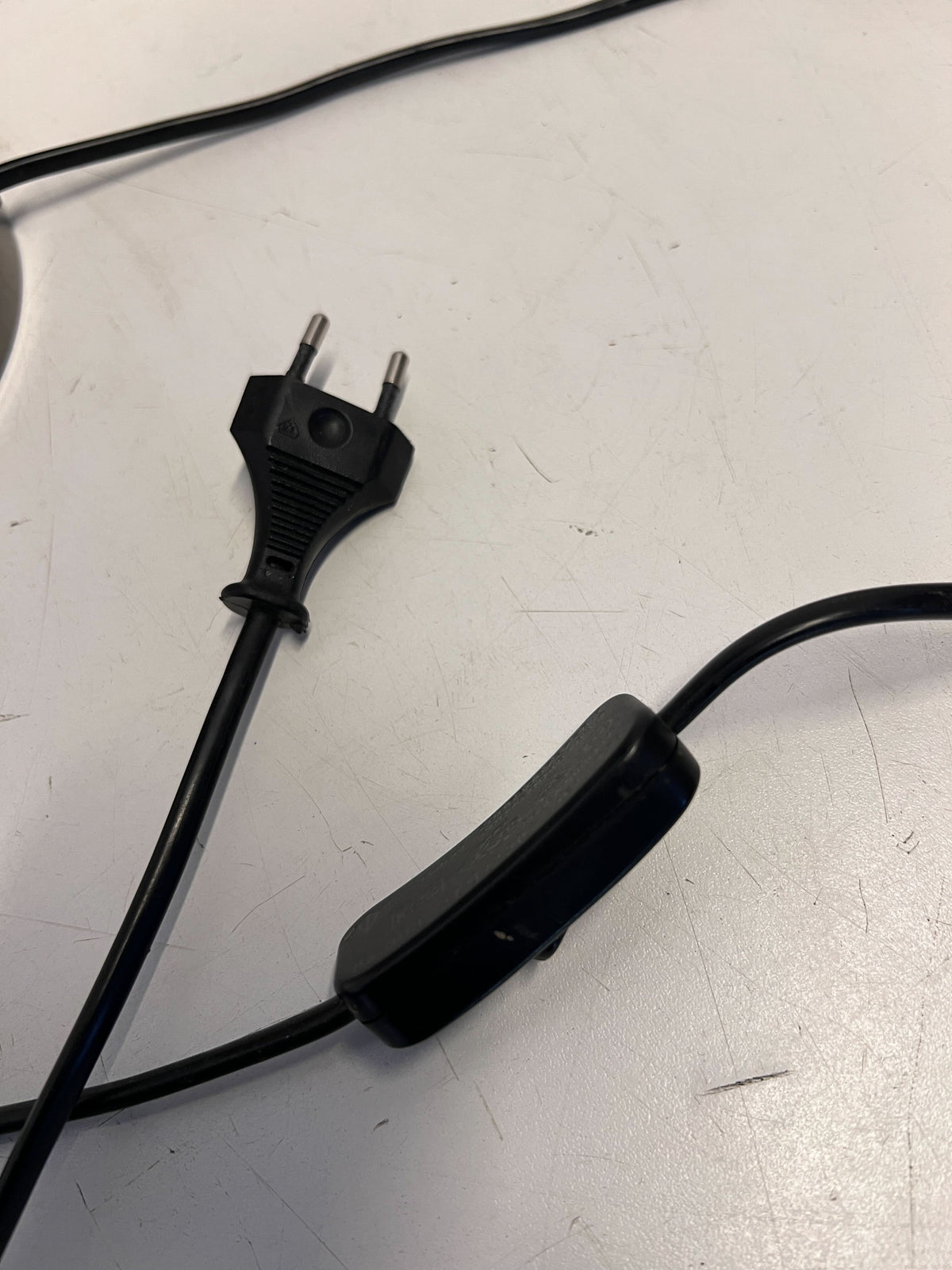 Elegant Black and Silver Table Lamp with Sheer Shade