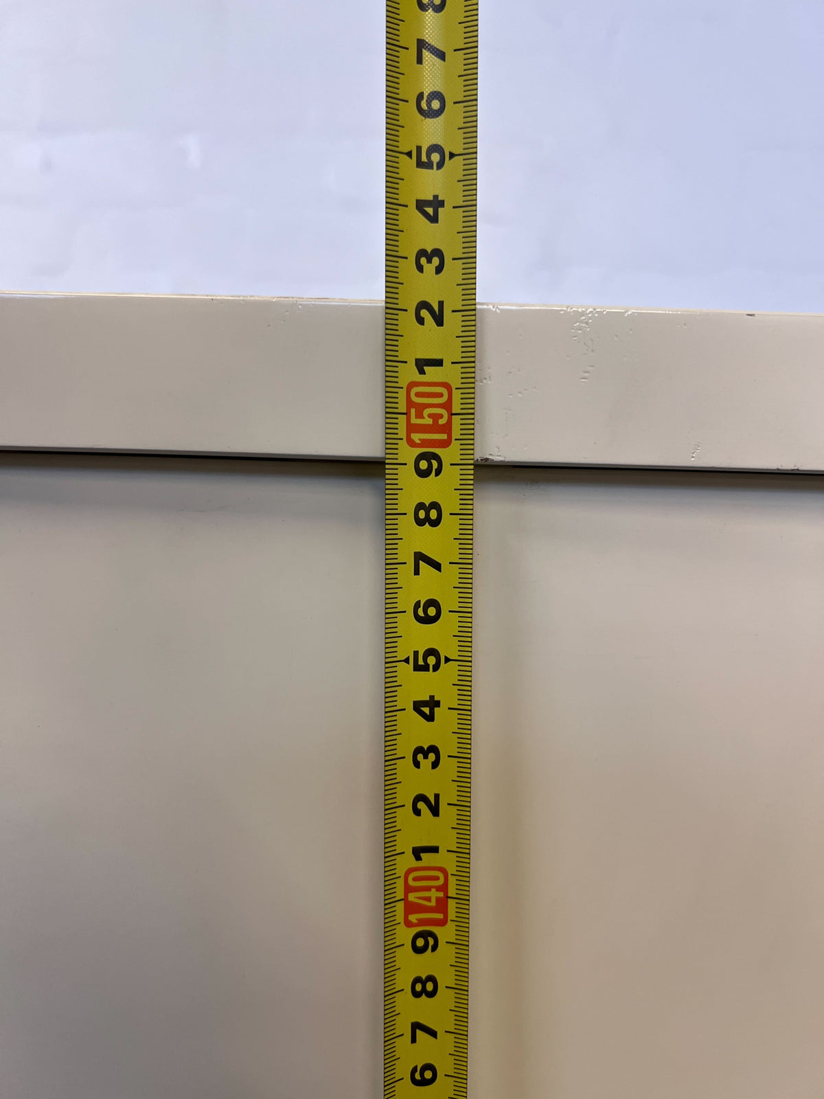 Elegant Cream Cabinet with Glass Panels and Drawers - REDUCED