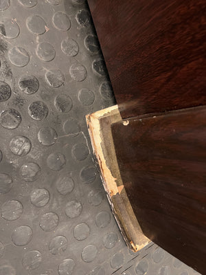 Elegant Executive Dark Wood Office Desk - Need assembling - 2ndhandwarehouse.com