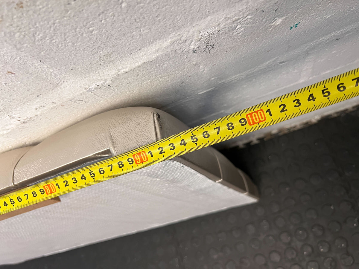 Elegant Silver Faux Leather Single Headboard with Button Tufts