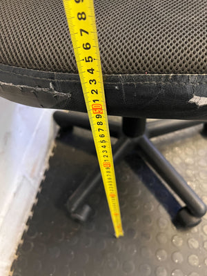 Ergonomic Black Office Chair with Minor Wear and Tear