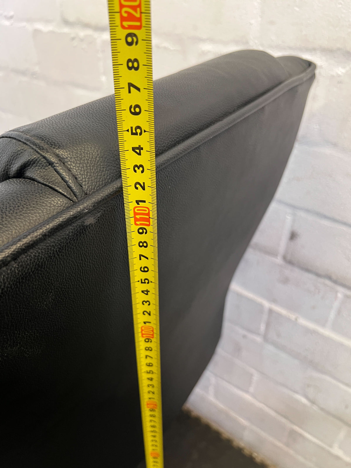 Ergonomic Black Office Chair with Worn Seat - CLEARANCE