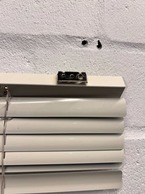 Essential White Aluminum Blinds 77 BY 180 - Minor Wear, Functional and Stylish