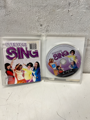 Everyone Sing PS3 Game - Case Stickers Present (No Mics Included) - 2ndhandwarehouse.com