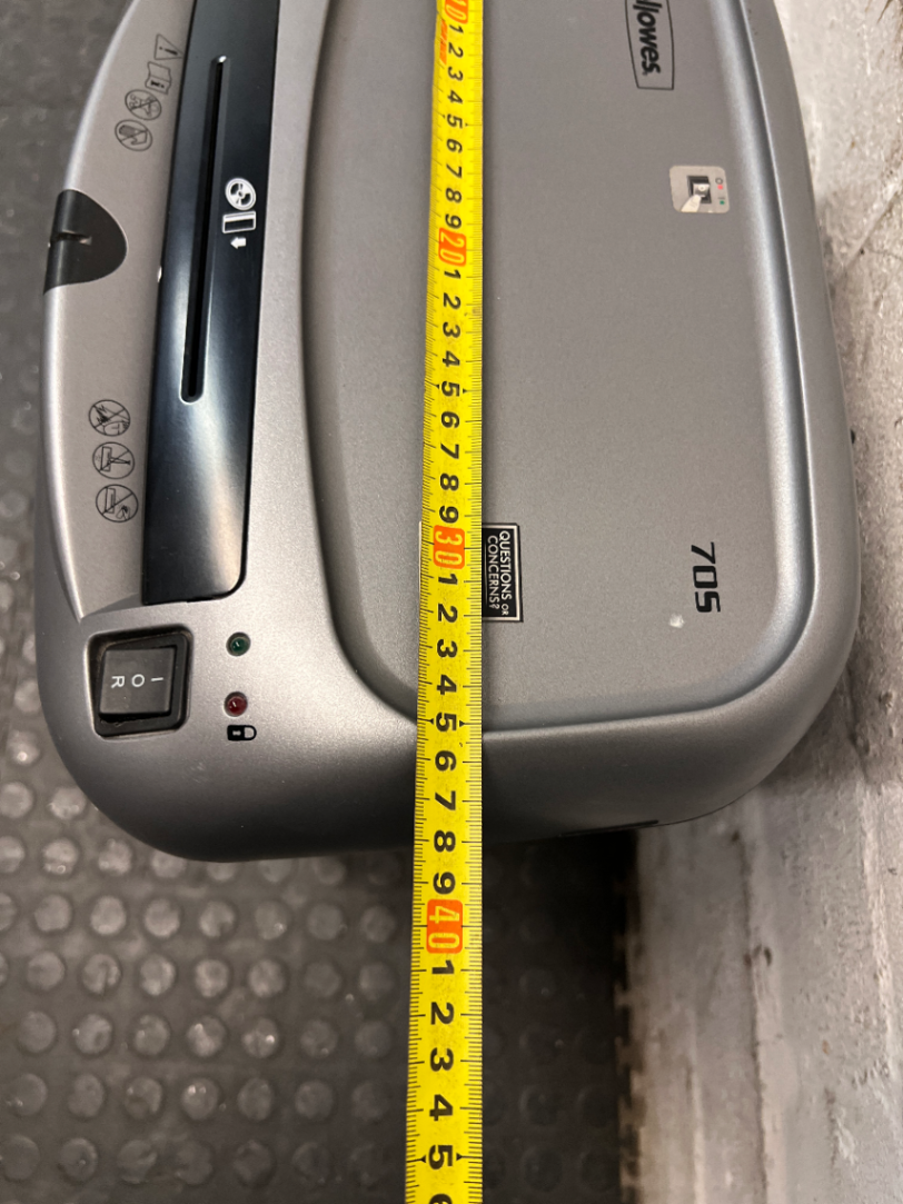 Fellowes Office Paper Shredder — Good Working Order