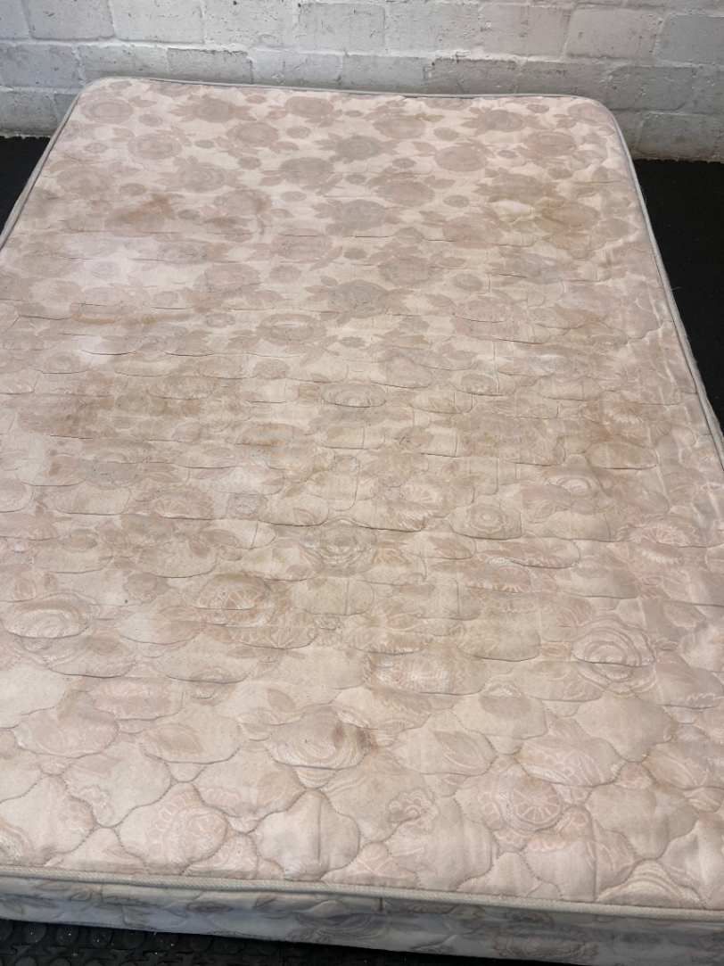 Floral Patterned Double Bed Base - 2ndhandwarehouse.com