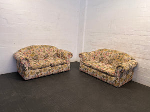 Floral Two Seater Couch