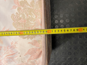 Floral Upholstered Single Base Set — Visible Water Damage Stain