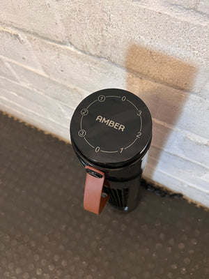 Flow standing fan  -Sleek Black Column Electric Heater - 2ndhandwarehouse.com