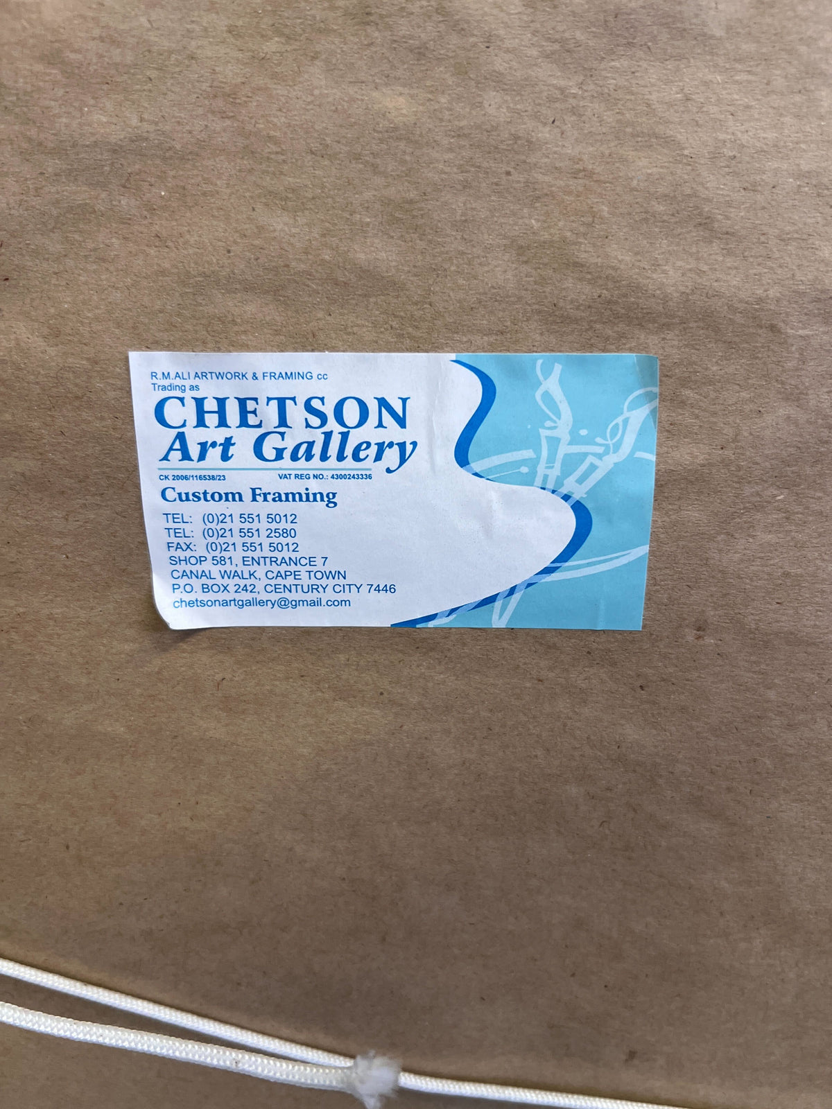 Framed Art Print of Ducks - Elegant White Frame, Minor Scuffs