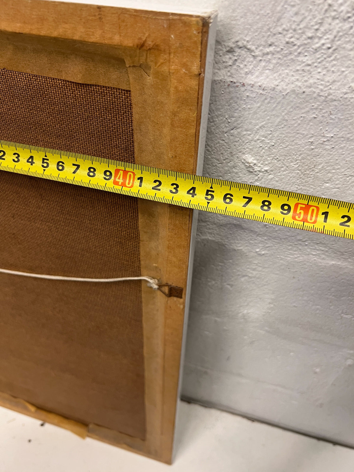 Framed Artwork: "Poppies in a Blue Vase" by S. Burkett Kaiser 50 x 44cm