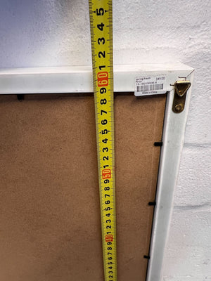 Framed Black and White Empire State Building Print - Damage - No Glass - 2ndhandwarehouse.com