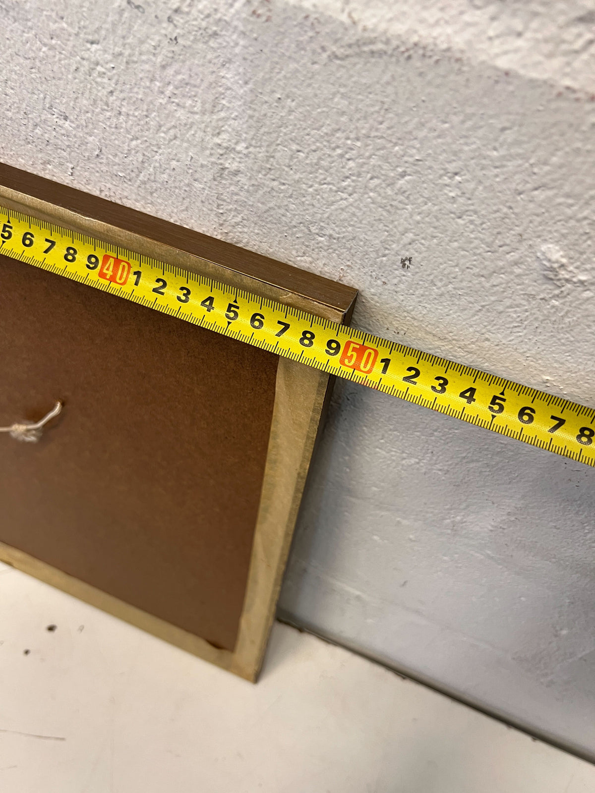 Framed Blue Ink Artwork of Historic House – Minor Frame Scratches - 2ndhandwarehouse.com