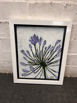 Framed Floral Painting by Linda Emms