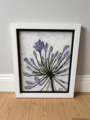 Framed Floral Painting by Linda Emms