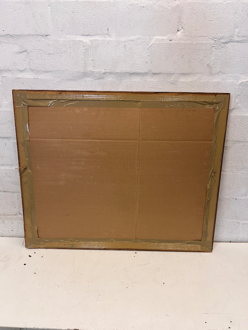 Framed Gemsbok Wildlife Painting — Good Condition - 2ndhandwarehouse.com