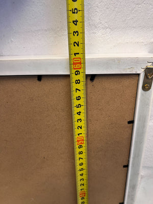 Framed Print of Big Ben and Red Buses - Vintage Style Art