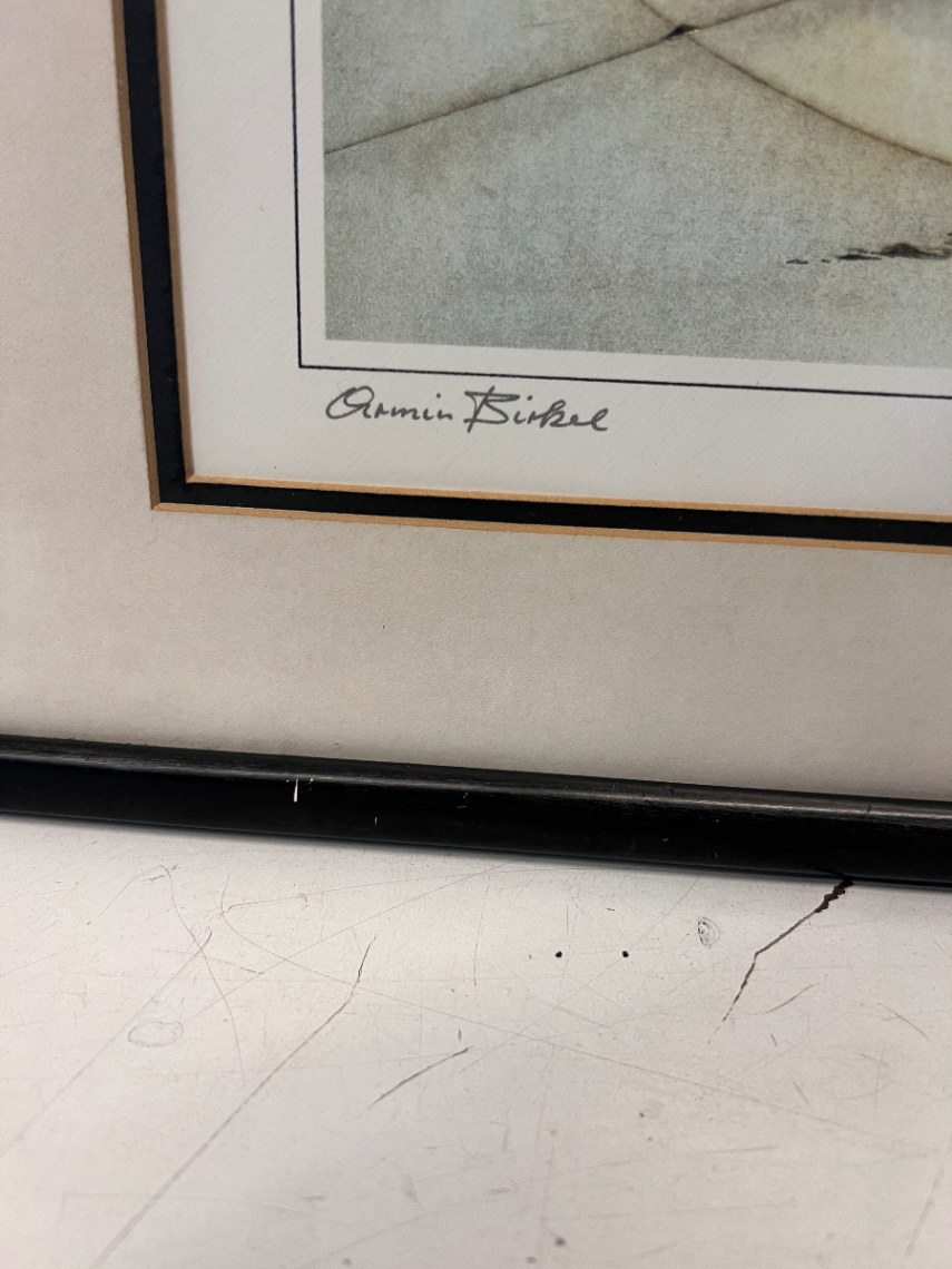 Framed Surrealist Musical Illustration Artwork - 2ndhandwarehouse.com