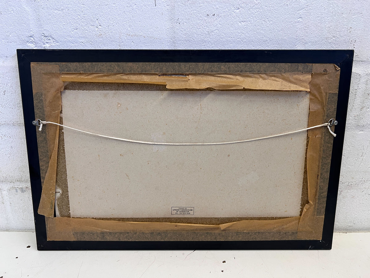 Framed Vintage Casino Cheque - Unique Wall Art Décor