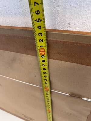 Framed Vintage Egyptian Papyrus Artwork with Gold Frame