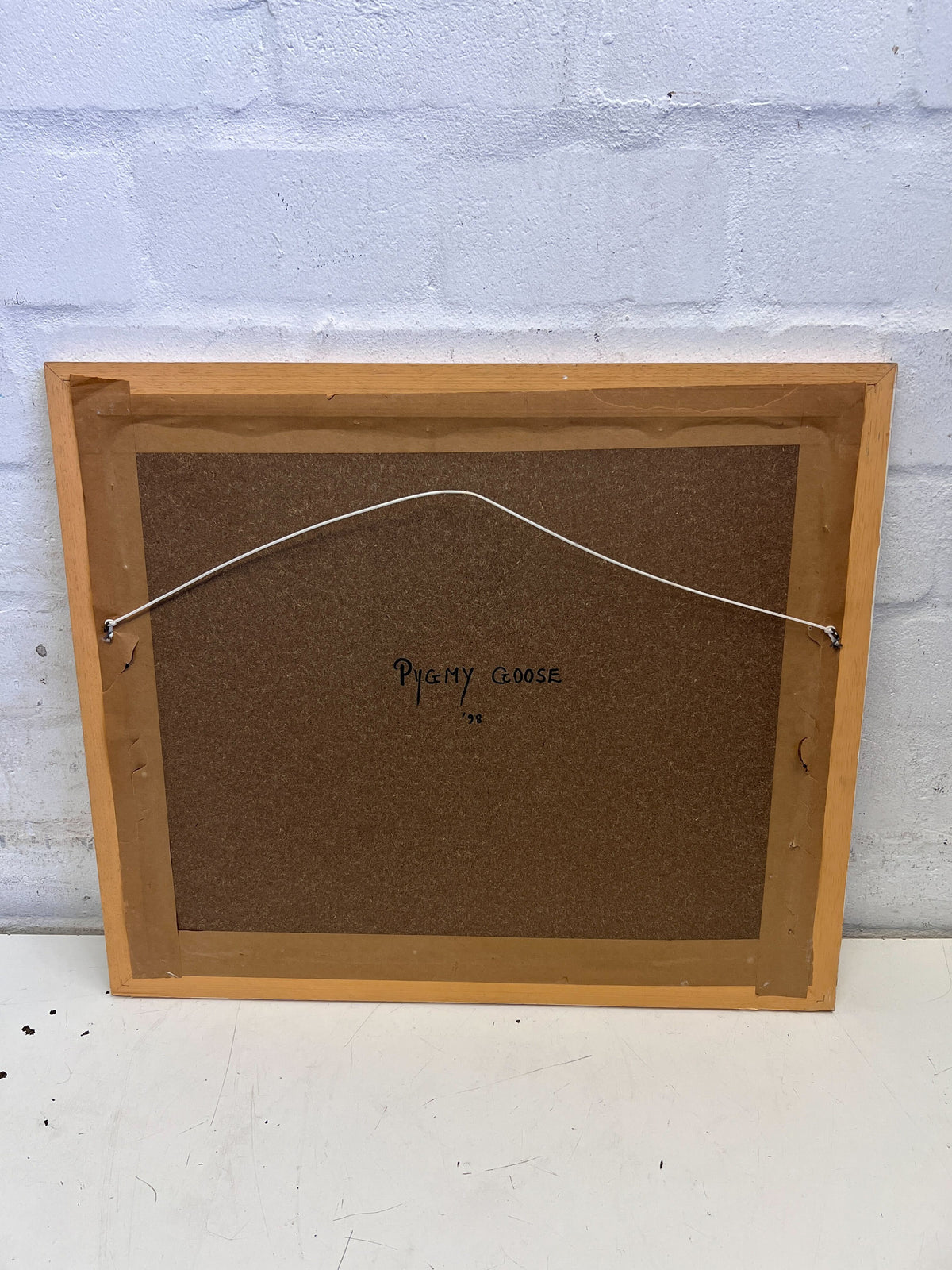 Framed Watercolor Duck Print - Elegant Nature Artwork - 2ndhandwarehouse.com