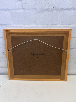 Framed Watercolor Duck Print - Elegant Nature Artwork - 2ndhandwarehouse.com