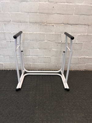 Freestanding Tubular Steel Toilet Support Rail