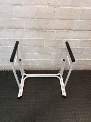 Freestanding Tubular Steel Toilet Support Rail