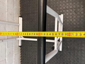 Freestanding Tubular Steel Toilet Support Rail