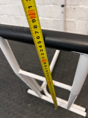 Freestanding Tubular Steel Toilet Support Rail