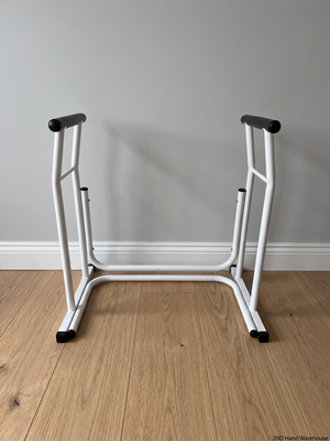 Freestanding Tubular Steel Toilet Support Rail