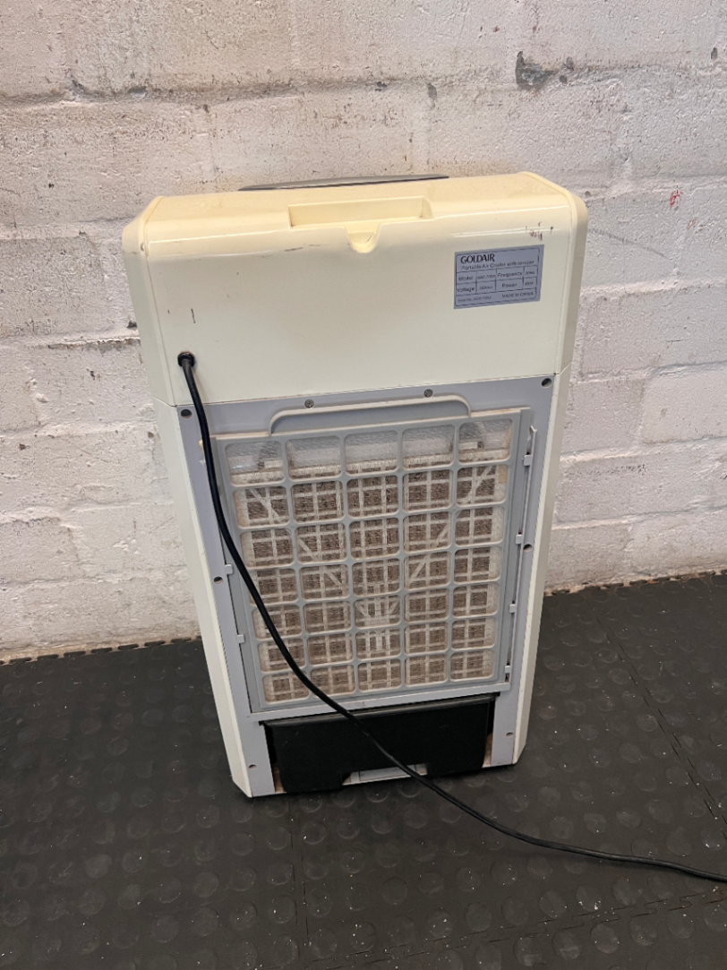 Goldair Portable Air Cooler - Fair Condition, Dusty - 2ndhandwarehouse.com