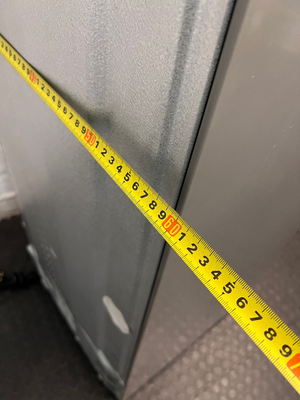 Grey LG Fridge Freezer with Bottom Freezer — Working Fridge with Loose Freezer Tray