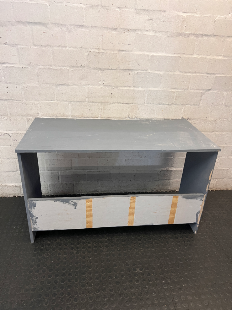 Grey Minimalist Office Desk - 2ndhandwarehouse.com