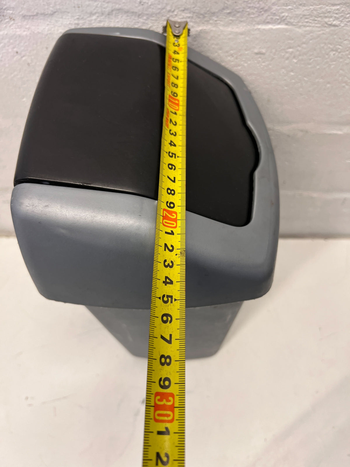 Grey Plastic Pedal Bin by Addis - Functional & Durable Trash Solution